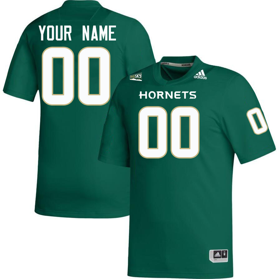 Custom Sacramento State Hornets Name And Number Player's Jersey-Green